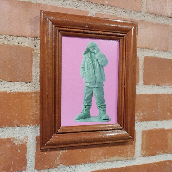 Other - Cam'ron Dipset Killa Cam Diplomats Plastic Army Man Framed Art Print By Neon Nic